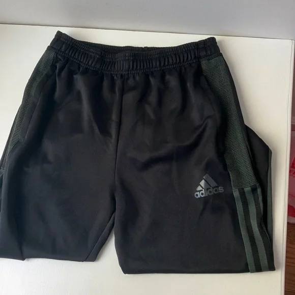 Boys Black Adidas Joggers - Picture 3 of 6
